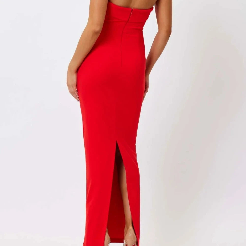 Bianca and Bridgett Adriana Dress Red XSmall