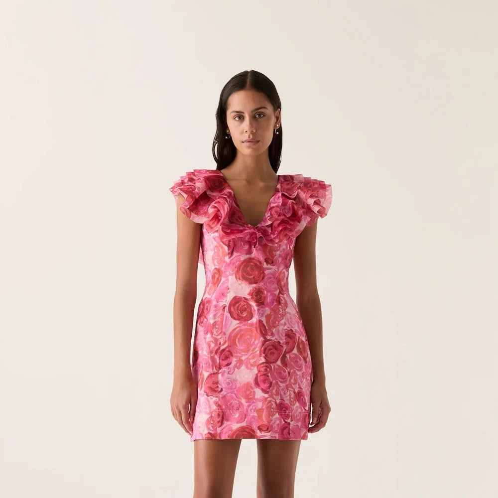 Aje Charmed Mini Dress Size 12