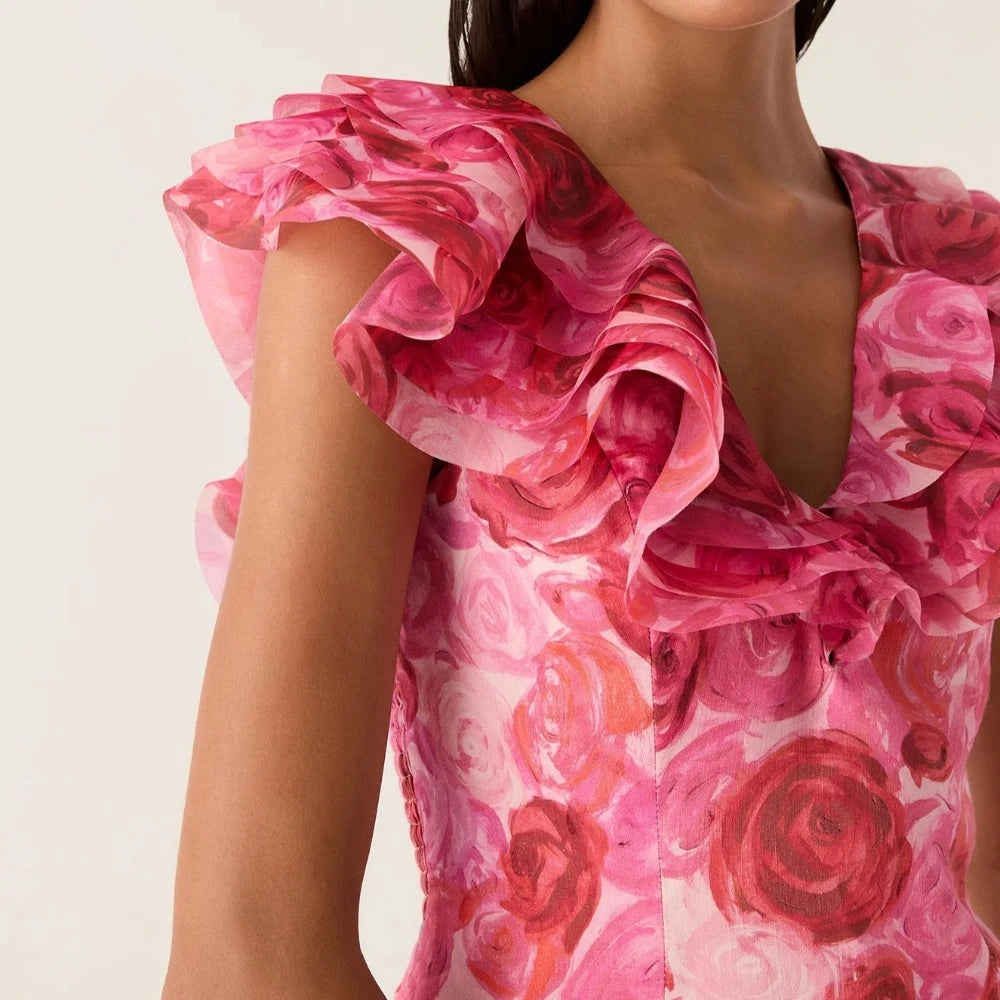 Aje Charmed Mini Dress Size 12