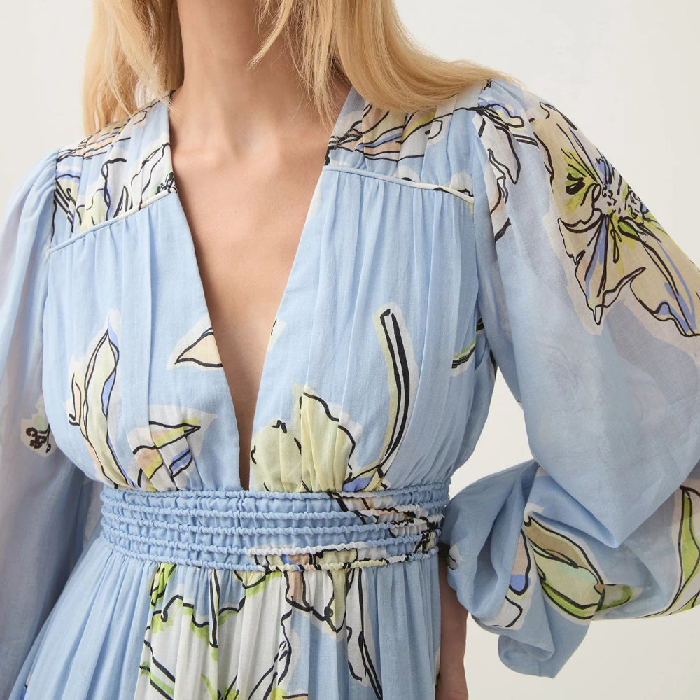 Aje Romantica Voile Maxi Dress