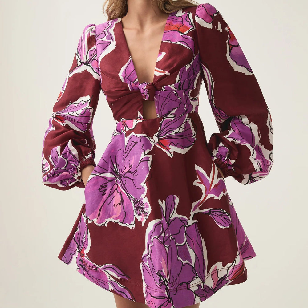 Aje Inflorescence Dress