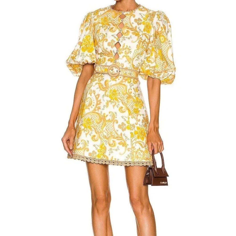 Zimmermann Postcard Mini Dress