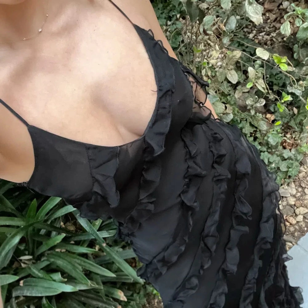 Rat and Boa Selena Dress Black Medium