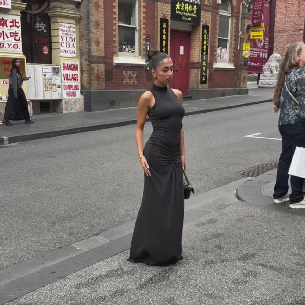 Bianca and Bridgett Angela Maxi Dress Black Small