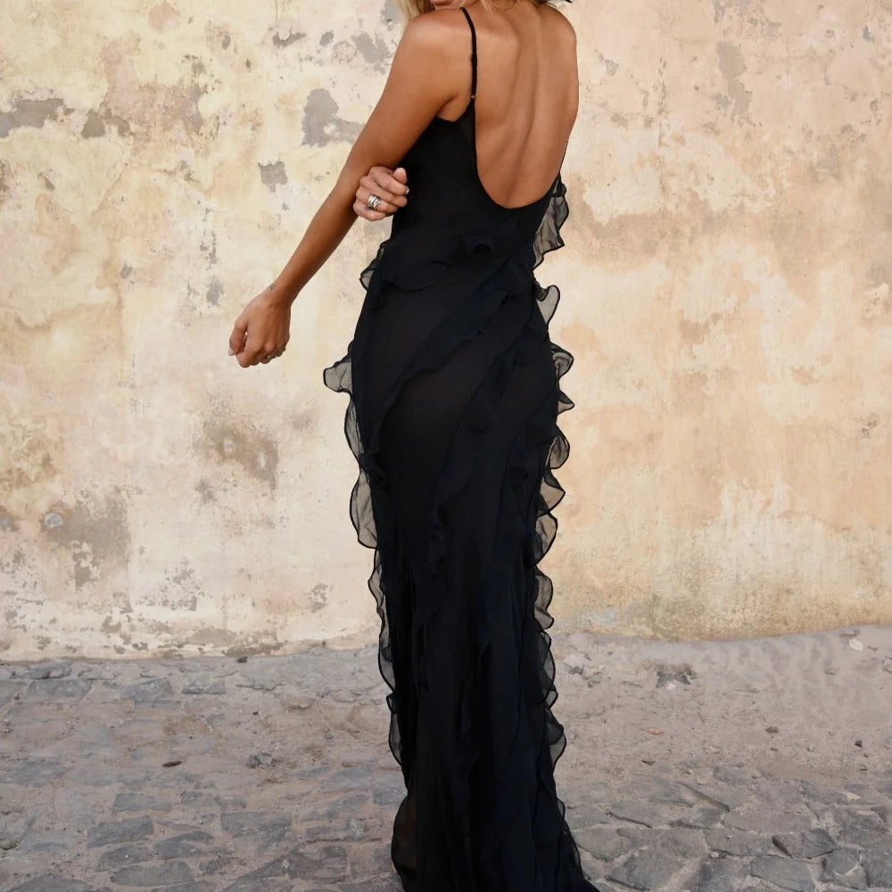 Rat and Boa Selena Dress Black Medium