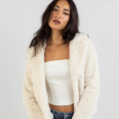 Bradshaw Faux Fur Crop Jacket