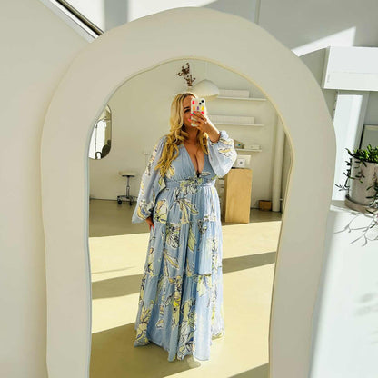 Aje Romantica Voile Maxi Dress