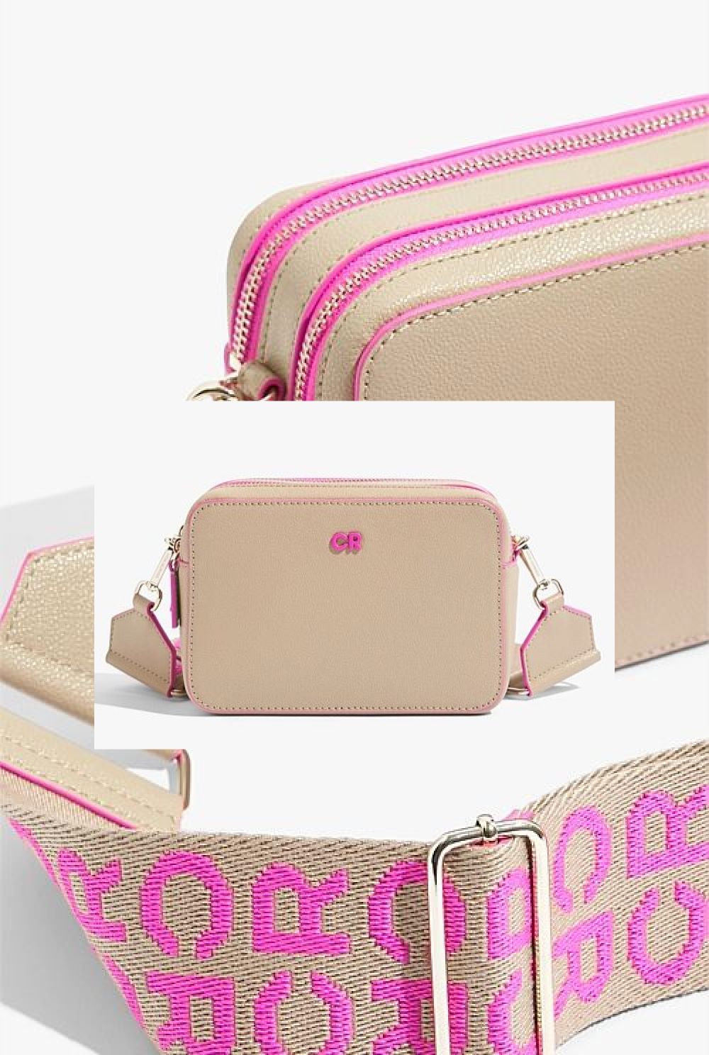 Camera Bag - Camel Pink